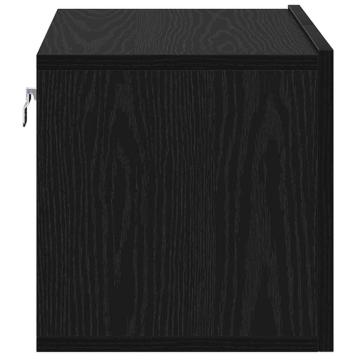 Set comodă TV 2 pcs Negru 60 x 30 x 30 cm Lemn compozit - WALTI WALTI