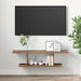 Set comodă TV Pe perete Maro 103 x 30 x 26,5 cm Lemn compozit - WALTI WALTI