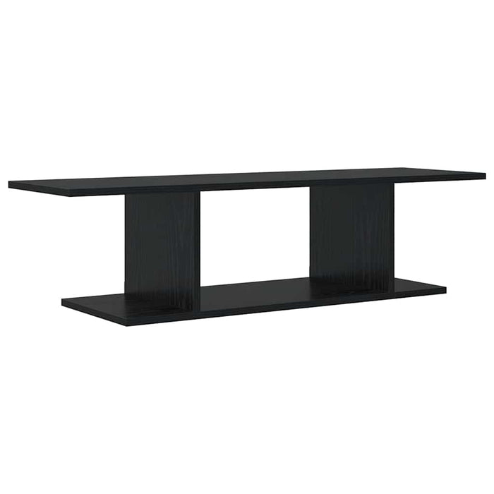 Set comodă TV Pe perete Negru 103 x 30 x 26,5 cm Lemn compozit - WALTI WALTI