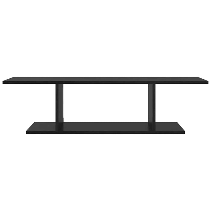 Set comodă TV Pe perete Negru 103 x 30 x 26,5 cm Lemn compozit - WALTI WALTI
