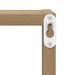 Rafturi de perete 2 pcs stejar artizanal 26 x 15 x 26 cm - WALTI WALTI