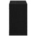 Rafturi de perete cu raft 2 pcs Stejar Negru 26 x 15 x 26 cm - WALTI WALTI