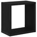 Rafturi de perete cu raft 4 pcs Stejar negru 26 x 15 x 26 cm - WALTI WALTI