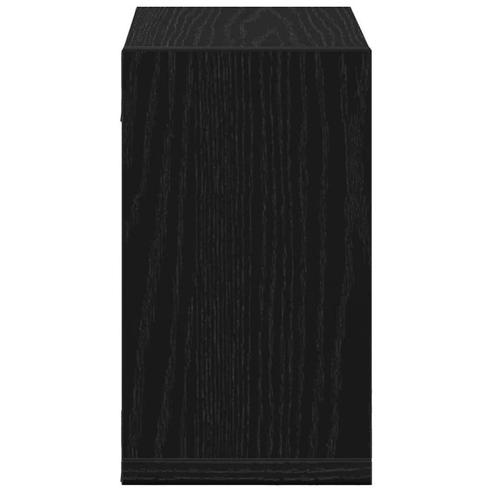 Rafturi de perete cu raft 4 pcs Stejar negru 26 x 15 x 26 cm - WALTI WALTI