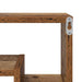 Raft de perete cu raft Lemn vechi 82 x 15 x 51 cm Lemn compozit - WALTI WALTI