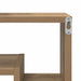 Raft de perete stejar artizanal 82 x 15 x 51 cm Lemn compozit - WALTI WALTI