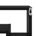 Raft de perete Stejar negru 82 x 15 x 51 cm Lemn compozit - WALTI WALTI