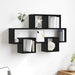 Raft de perete Stejar negru 82 x 15 x 51 cm Lemn compozit - WALTI WALTI