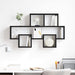 Raft de perete Stejar negru 82 x 15 x 51 cm Lemn compozit - WALTI WALTI