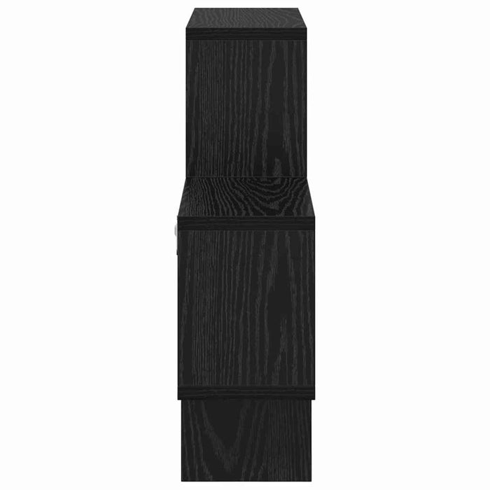 Raft de perete Stejar negru 82 x 15 x 51 cm Lemn compozit - WALTI WALTI
