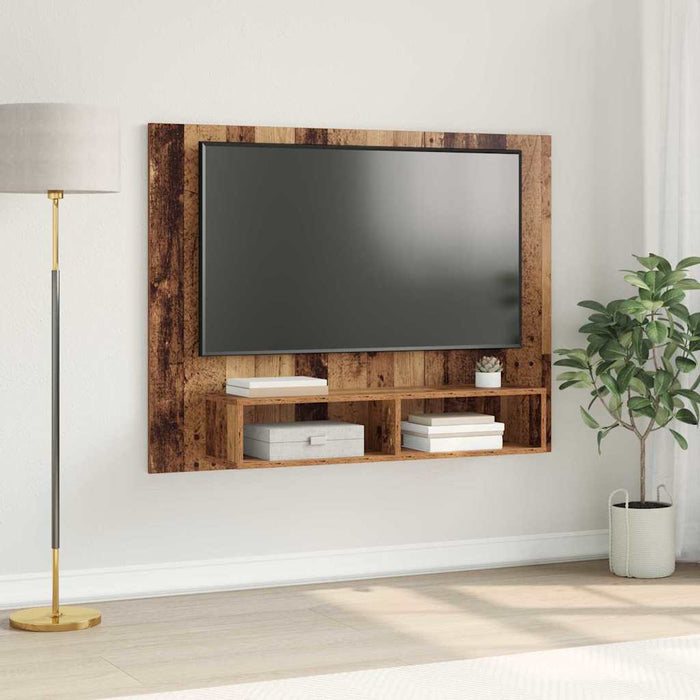 Set comodă TV Lemn Vechi 120 x 23,5 x 90 cm Lemn compozit - WALTI WALTI