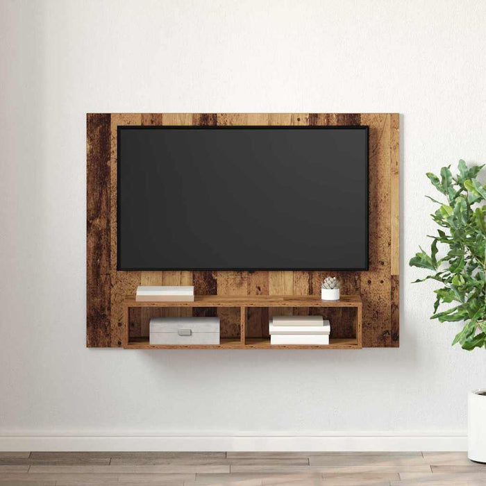 Set comodă TV Lemn Vechi 120 x 23,5 x 90 cm Lemn compozit - WALTI WALTI