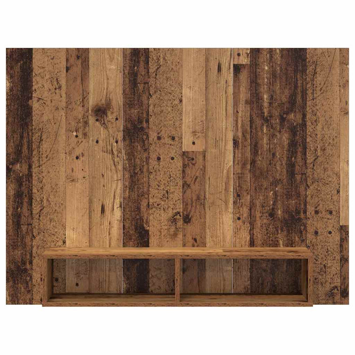 Set comodă TV Lemn Vechi 120 x 23,5 x 90 cm Lemn compozit - WALTI WALTI