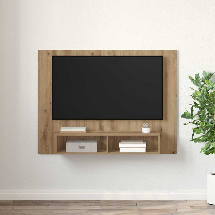 Set comodă TV Stejar Artizanal 120 x 23,5 x 90 cm Lemn compozit - WALTI WALTI
