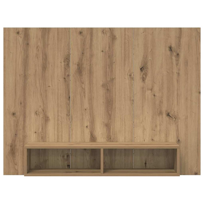 Set comodă TV Stejar Artizanal 120 x 23,5 x 90 cm Lemn compozit - WALTI WALTI