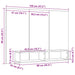 Set comodă TV Stejar Artizanal 120 x 23,5 x 90 cm Lemn compozit - WALTI WALTI