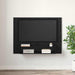 Set comodă TV Stejar Negru 120 x 23,5 x 90 cm Lemn compozit - WALTI WALTI