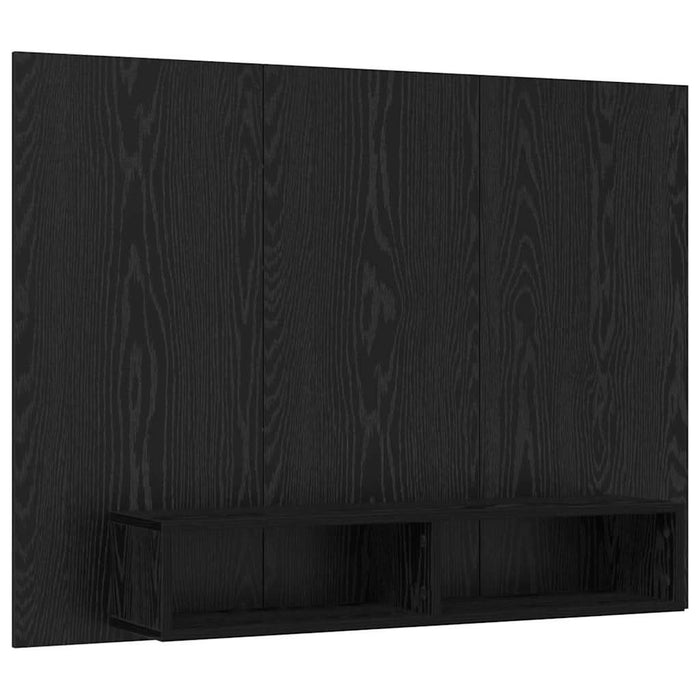 Set comodă TV Stejar Negru 120 x 23,5 x 90 cm Lemn compozit - WALTI WALTI