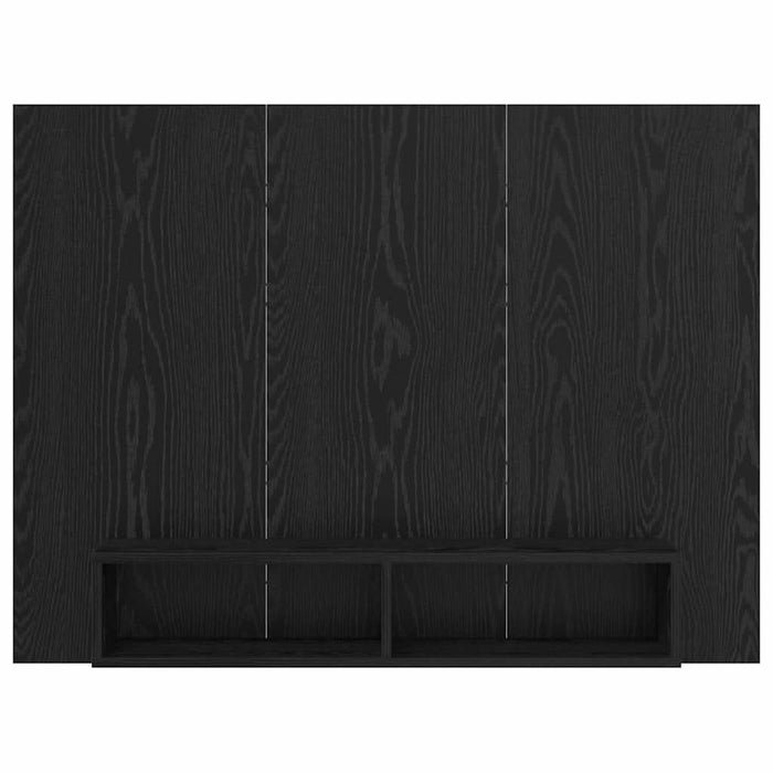 Set comodă TV Stejar Negru 120 x 23,5 x 90 cm Lemn compozit - WALTI WALTI