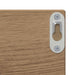 Șemele de perete 2 pcs stejar artizanal 80 x 11.5 x 18 cm - WALTI WALTI