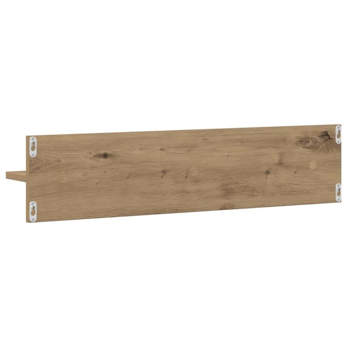 Șemele de perete 2 pcs stejar artizanal 80 x 11.5 x 18 cm - WALTI WALTI
