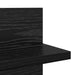 Șemele de perete cu raft 2 pcs Stejar negru 80 x 11.5 x 18 cm - WALTI WALTI