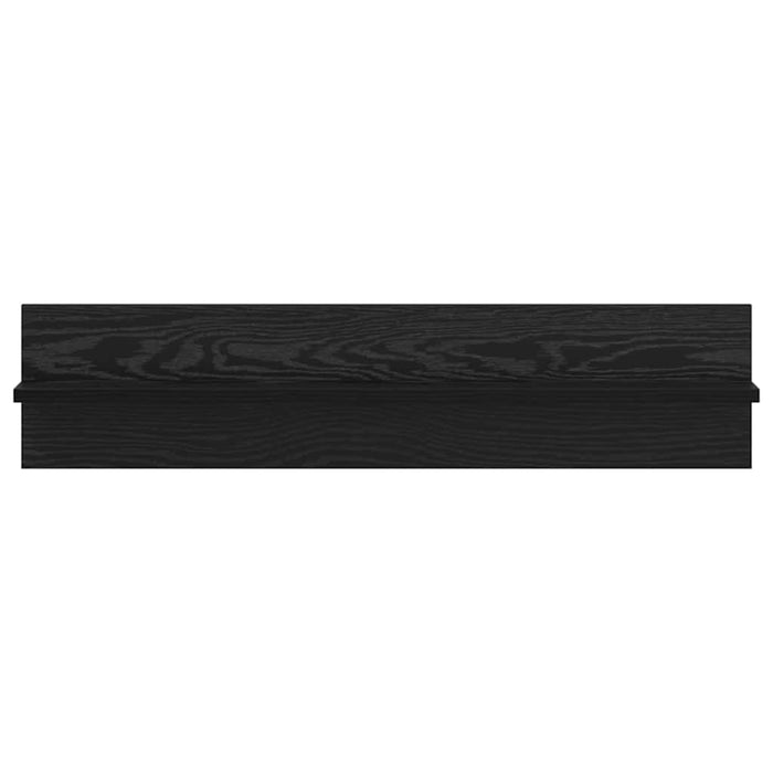 Șemele de perete cu raft 2 pcs Stejar negru 80 x 11.5 x 18 cm - WALTI WALTI