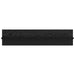 Șemele de perete cu raft 2 pcs Stejar negru 80 x 11.5 x 18 cm - WALTI WALTI