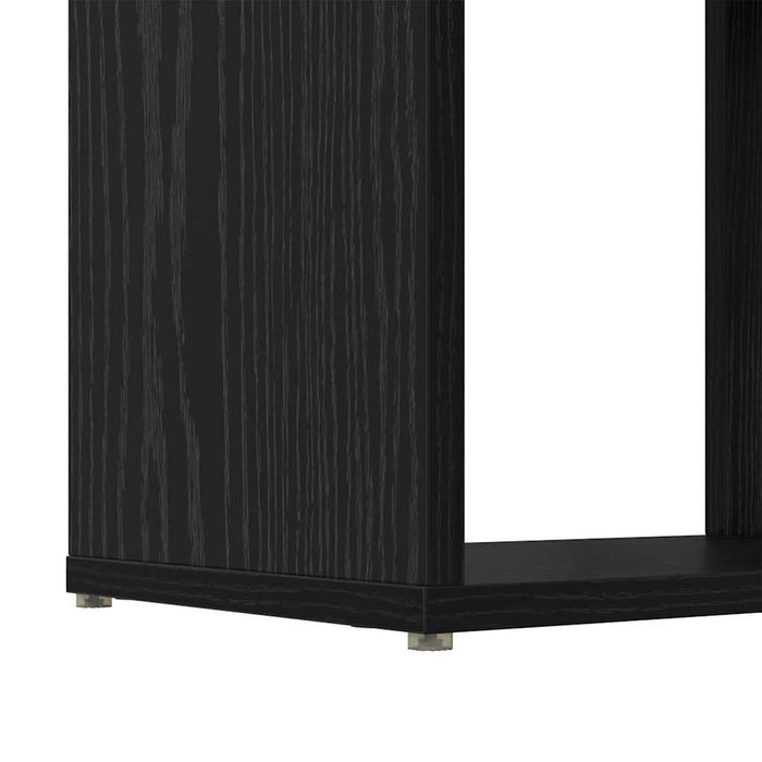 Set comodă TV Pe perete Negru 60 x 24 x 125,5 cm Lemn compozit - WALTI WALTI