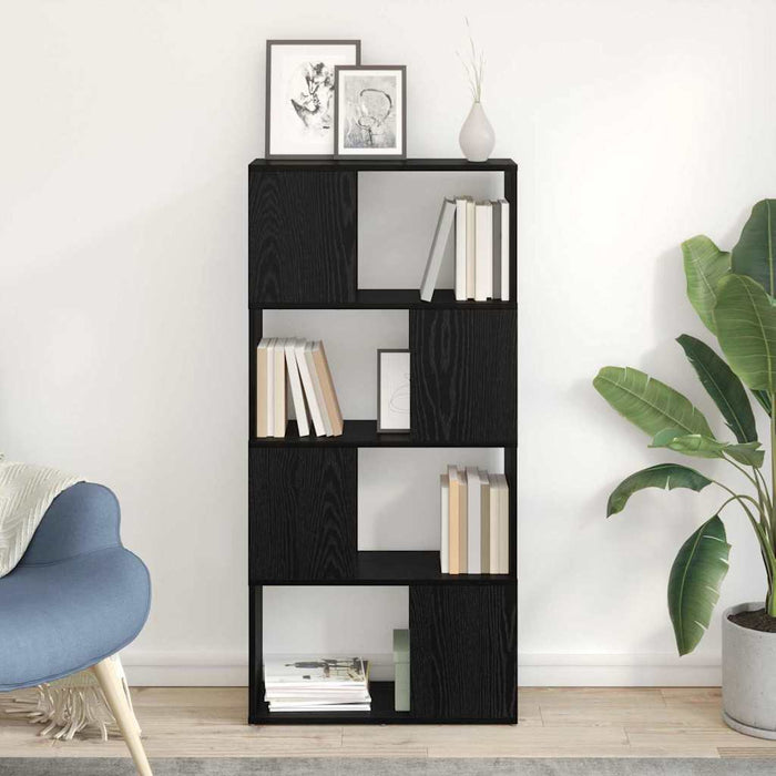 Set comodă TV Pe perete Negru 60 x 24 x 125,5 cm Lemn compozit - WALTI WALTI