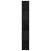 Set comodă TV Pe perete Negru 60 x 24 x 156 cm Lemn compozit - WALTI WALTI