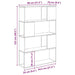 Set comodă TV Pe perete Maro 80 x 24 x 125 cm Lemn compozit - WALTI WALTI