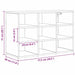 Dulap pentru pantofi Lemn vechi 77,5 x 30 x 51 cm Lemn compozit - WALTI WALTI