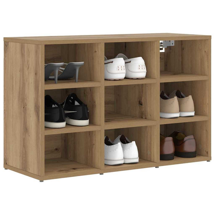 Dulap pentru pantofi cu raft Stejar Artizanal 77,5 x 30 x 51 cm - WALTI WALTI
