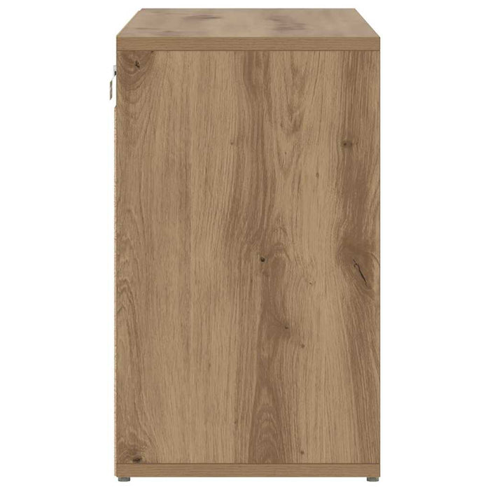 Dulap pentru pantofi cu raft Stejar Artizanal 77,5 x 30 x 51 cm - WALTI WALTI