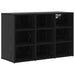 Dulap pentru pantofi cu raft Stejar Negru 77,5 x 30 x 51 cm - WALTI WALTI