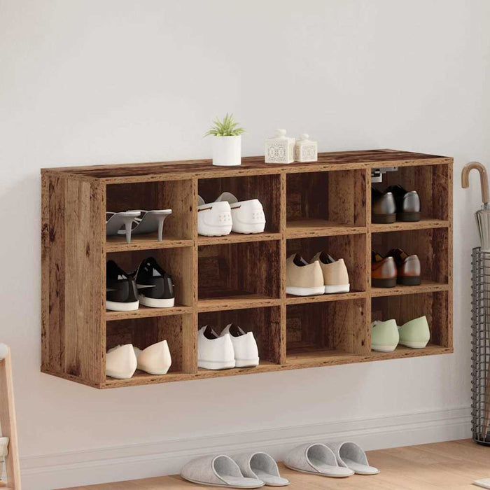 Dulap pentru pantofi Lemn vechi 103 x 30 x 51 cm Lemn compozit - WALTI WALTI