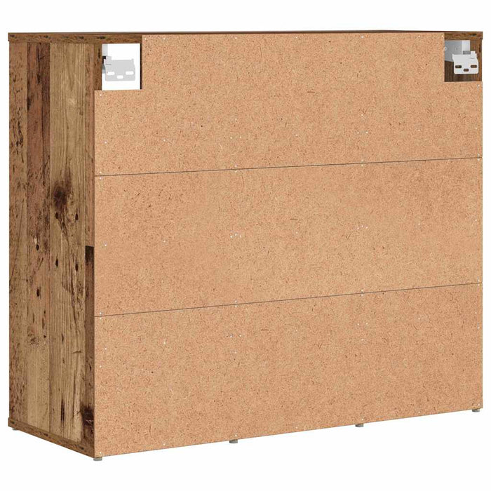 Dulap pentru pantofi Lemn vechi 77,5 x 30 x 67 cm Lemn compozit - WALTI WALTI