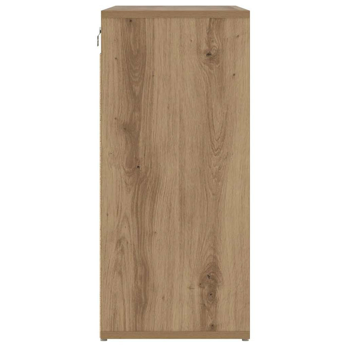 Dulap pentru pantofi cu raft Stejar Artizanal 77,5 x 30 x 67 cm - WALTI WALTI