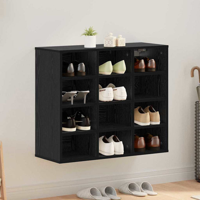 Dulap pentru pantofi cu raft Stejar Negru 77,5 x 30 x 67 cm - WALTI WALTI