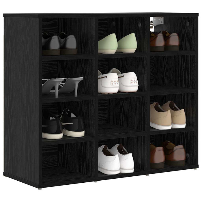 Dulap pentru pantofi cu raft Stejar Negru 77,5 x 30 x 67 cm - WALTI WALTI