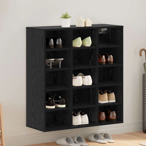 Dulap pentru pantofi cu raft Stejar Negru 77,5 x 30 x 83,5 cm - WALTI WALTI