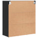 Dulap pentru pantofi cu raft Stejar Negru 77,5 x 30 x 83,5 cm - WALTI WALTI
