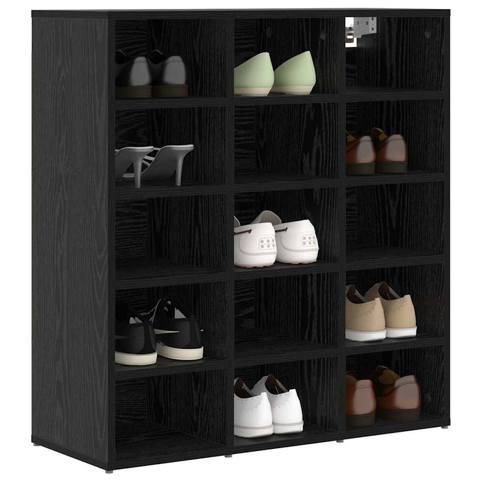 Dulap pentru pantofi cu raft Stejar Negru 77,5 x 30 x 83,5 cm - WALTI WALTI