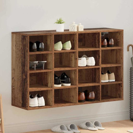 Dulap pentru pantofi Lemn vechi 103 x 30 x 67 cm Lemn compozit - WALTI WALTI