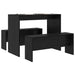 Set de dining 2 pcs Stejar negru Lemn compozit - WALTI WALTI
