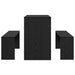 Set de dining 2 pcs Stejar negru Lemn compozit - WALTI WALTI