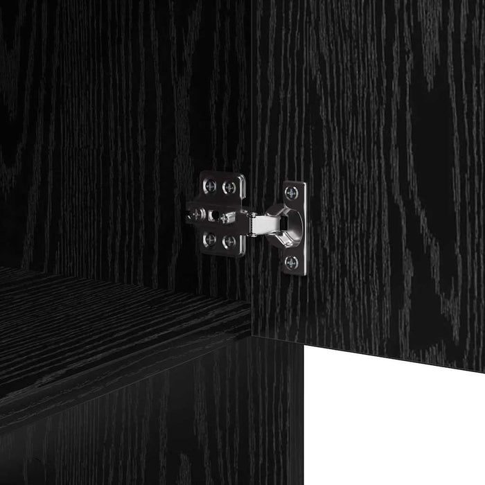 Bufet Stejar Negru 97 x 29 x 75 cm Lemn compozit - WALTI WALTI