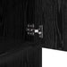 Bufet Stejar Negru 97 x 29 x 75 cm Lemn compozit - WALTI WALTI