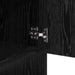 Bufet Stejar Negru 97 x 29 x 75 cm Lemn compozit - WALTI WALTI